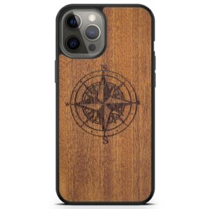 Capa de Telemóvel em Madeira Compass